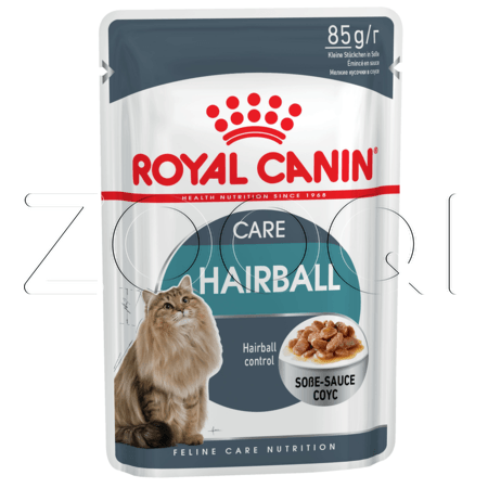 Royal Canin Hairball Care (мелкие кусочки в соусе), 85 г