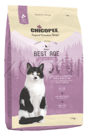 Chicopee CNL BEST AGE для пожилых котов, 1.5 кг