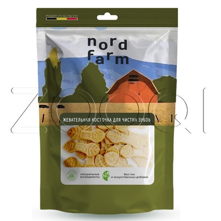 Nord Farm Лакомство Жевательная косточка для чистки зубов для собак