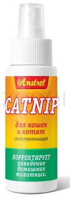 Amstrel Спрей привлекающий «КЭТНИП» для кошек и собак