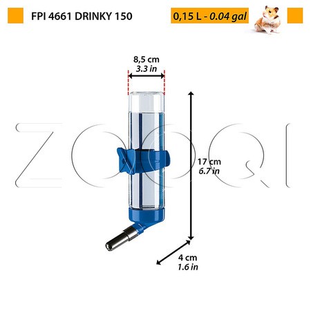 Ferplast Поилка-шар DRINKY с креплением для грызунов