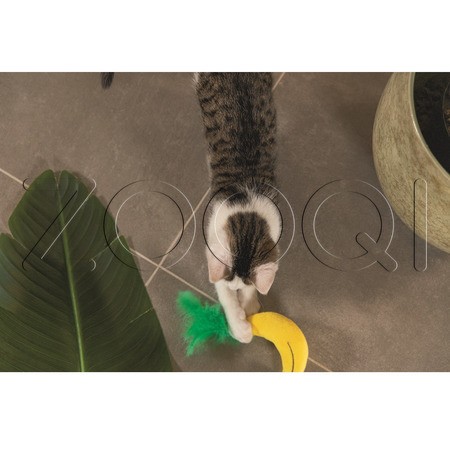 Beeztees Игрушка «Банан» для кошек, 16 см