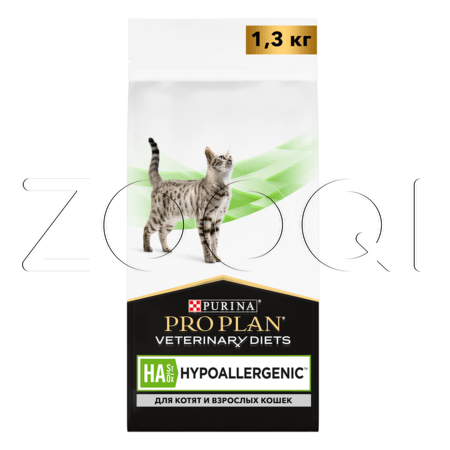 Purina Pro Plan Veterinary Diets HA St/Ox Hypoallergenic для котят и взрослых кошек при аллергии
