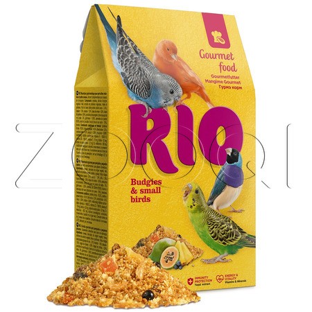RIO Гурмэ корм для волнистых попугаев и других мелких птиц, 250 г