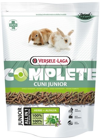 CUNI JUNIOR COMPLETE полноценный корм для карликовых кроликов 500 г