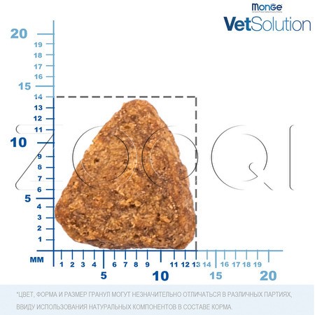 Корм Monge VetSolution Dog Hepatic для собак (горох, птица, рыба)