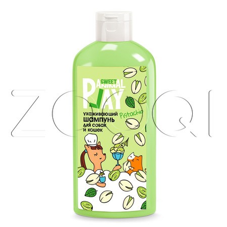 Animal Play Sweet Шампунь ухаживающий «Фисташковое мороженое» для собак и кошек, 300 мл