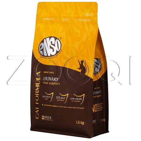 Корм ENSO Cat Formula Urinary для кошек (утка, брусника)