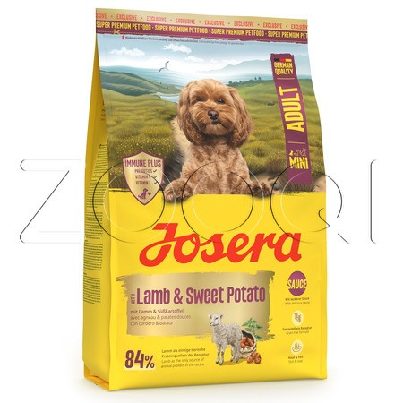 Корм Josera Mini with Lamb & Sweet Potato (26/16) для собак (ягненок, батат)