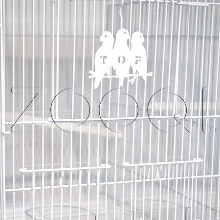 Ekia Клетка для птиц прямоугольная (4 кормушки), 60 х 40 x 40 см