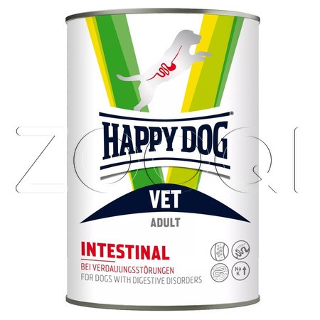 Happy Dog VET Diet Intestinal для собак при острых или хронических заболеваниях ЖКТ, 400 г