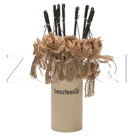 Beeztees Игрушка Удочка «Лев из джунглей» для кошек, 50 см