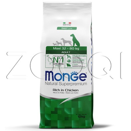 Корм Monge Dog Daily Line Adult Maxi для собак (курица)