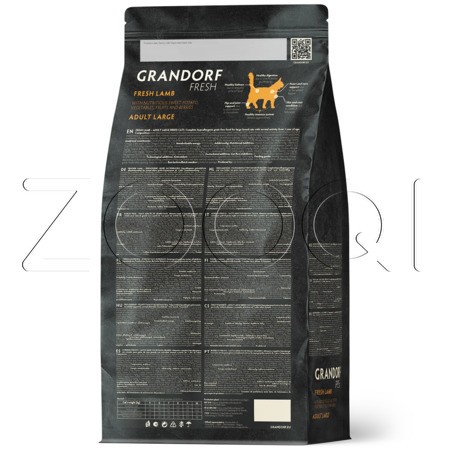 Корм Grandorf Cat Fresh Adult Large Lamb & Sweet Potato для кошек (ягненок, батат)