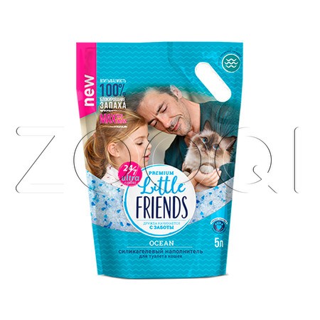 Little Friends Наполнитель силикагелевый Ocean, 5 л