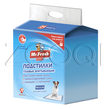 Mr. Fresh Expert Regular Подстилки гелевые для собак и кошек