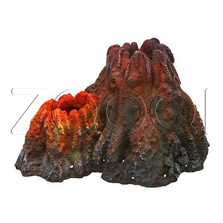 Aquael Грот-вулкан Resin Volcano 5151B для AirLight красный