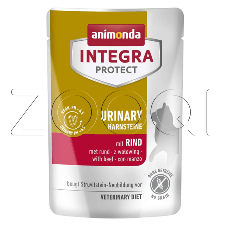 Пауч Animonda Integra Protect Urinary для кошек (говядина), 85 г