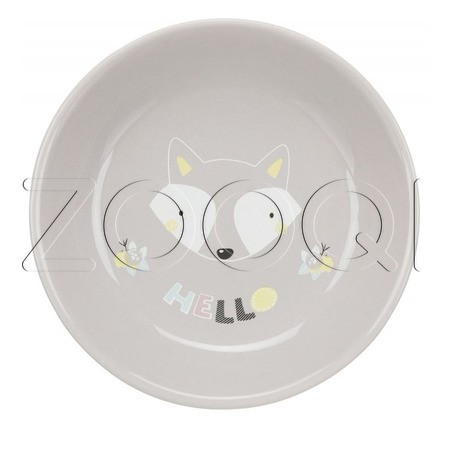 TRIXIE Керамическая миска Junior для кошек, цвет в ассортименте, 0.2 л/ 14 см
