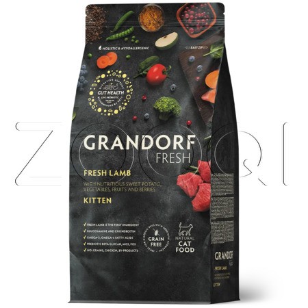 Корм Grandorf Cat Fresh Kitten Lamb & Sweet Potato для котят (ягненок, батат)