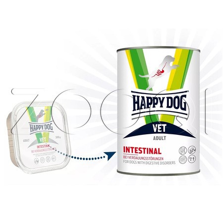 Happy Dog VET Diet Intestinal для собак при острых или хронических заболеваниях ЖКТ, 400 г