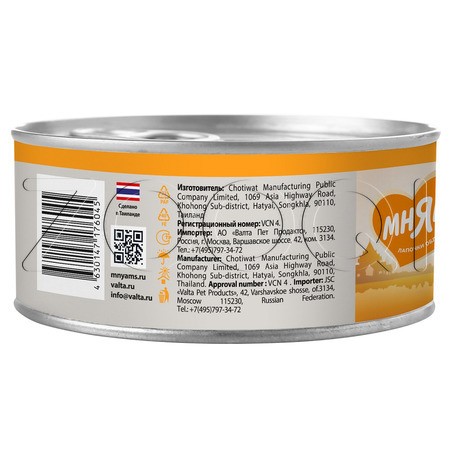 Консерва Мнямс Деликатес для котят (курица), 70 г