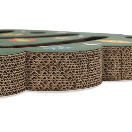 Beeztees Когтеточка-игрушка «Рождественская ель», 42x40x4,5 см