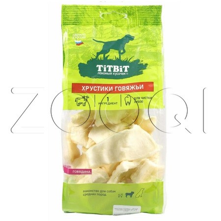 TiTBiТ Хрустики говяжьи (мягкая упаковка), 65 г