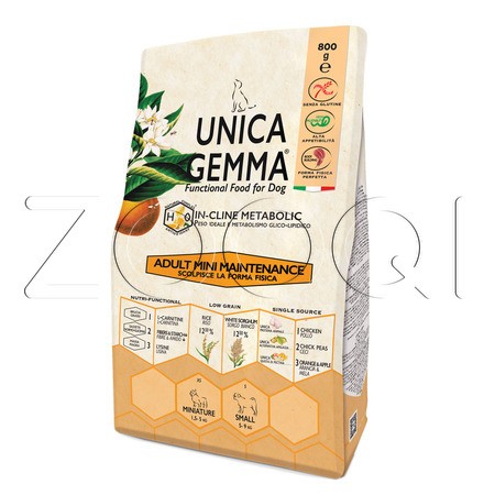 Unica Gemma Mini Maintenance для мелких пород (курица)