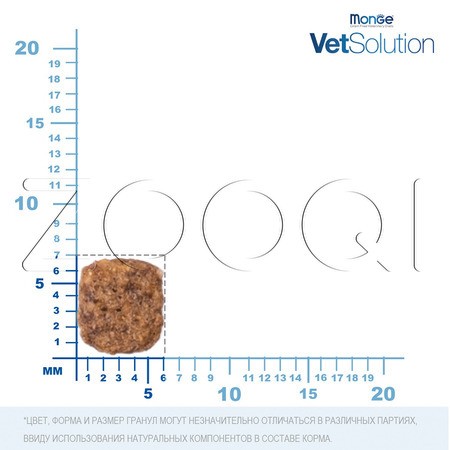 Корм Monge VetSolution Cat Hepatic для кошек (горох, курица)