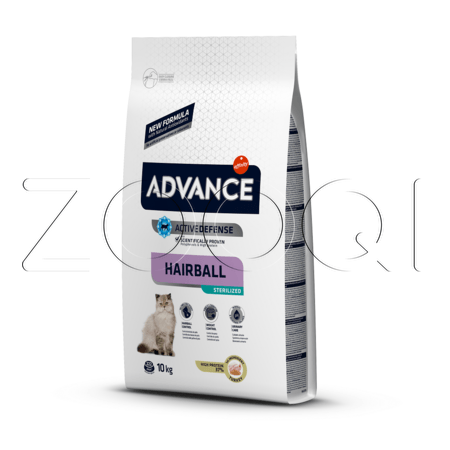 Advance Cat Sterilized Hairball (Индейка и ячмень)