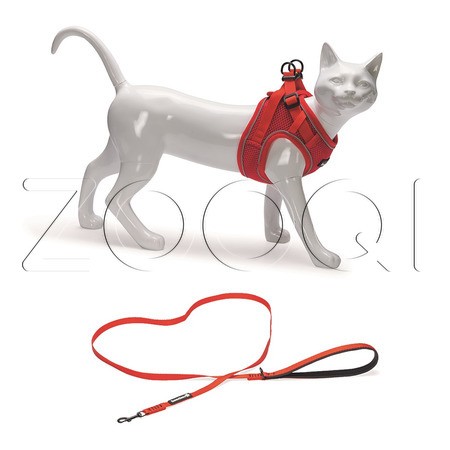 Beeztees Шлейка с поводком «Parinca» для кошек