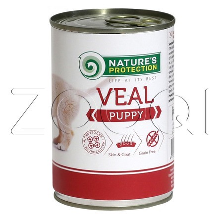 Nature's Protection Puppy Veal для щенков (телятина)
