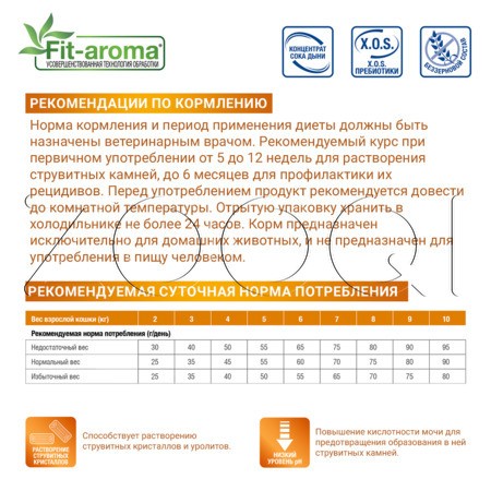 Monge VetSolution Cat Urinary Struvite для кошек при заболеваниях мочеполовой системы и струвитном течении МКБ (курица, лосось), 100 г