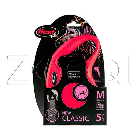 Flexi Поводок-рулетка New Classic M, лента 5 м