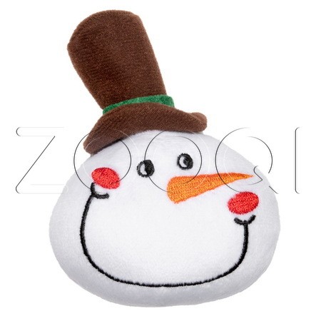 Triol Игрушка для собак мягкая «Снеговик в шляпке»