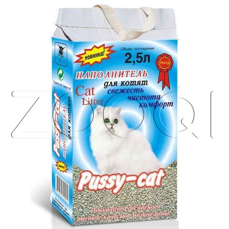 Pussy-cat Наполнитель впитывающий океанический для котят, 2.5 л