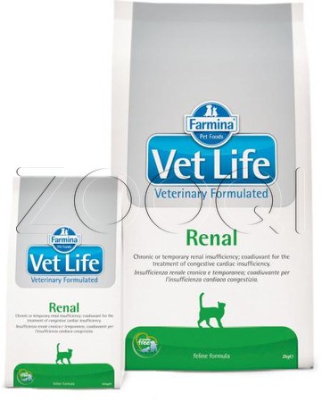 Farmina Vet Life Renal для кошек при заболеваниях почек