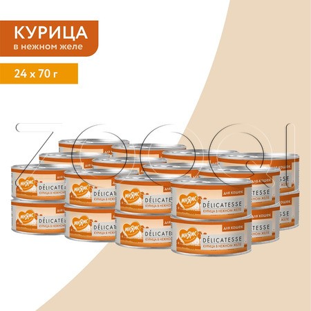 Консерва Мнямс Деликатес для кошек (курица), 70 г