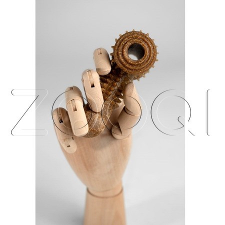 INDIGO Игрушка «Шкант» с древесным волокном для собак, 14,2x3,8 см