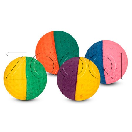 Triol Игрушка для кошек «Мяч для гольфа» разноцветный, d 40 мм
