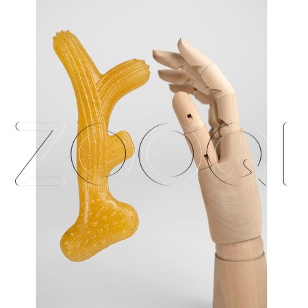 INDIGO Игрушка «Рог N 1Б» с кукурузным волокном для собак, 17x7 см