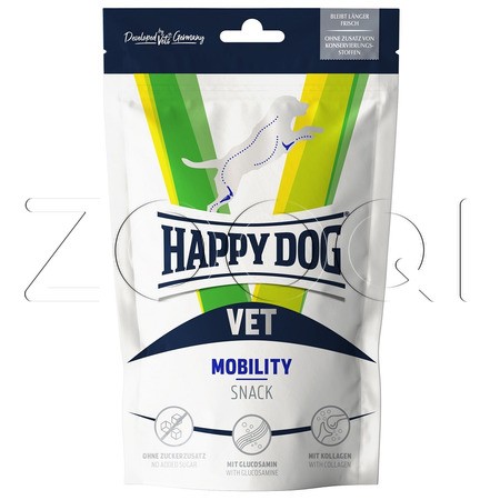Happy Dog VET Snack Mobility для взрослых собак при заболевании опорно-двигательного аппарата, 100 г