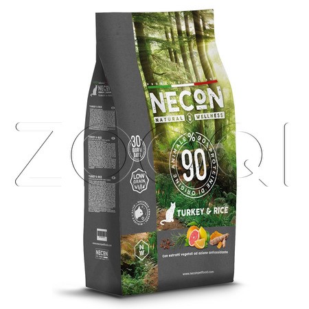 Корм Necon Natural Wellness Cat Adult Turkey and Rice для кошек (индейка, рис)
