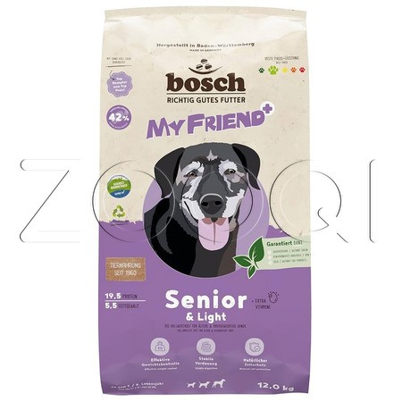 Bosch My Friend+ Senior & Light для пожилых собак и собак склонных к полноте