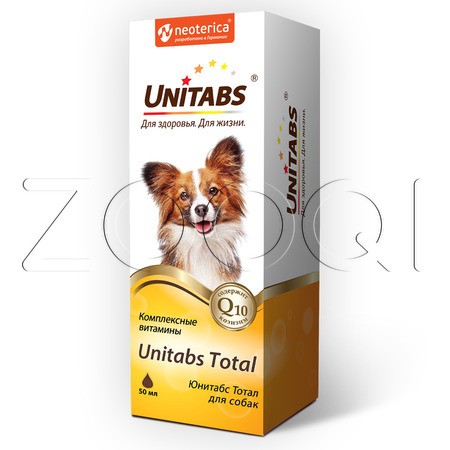 Unitabs Total капли для собак, 50 мл