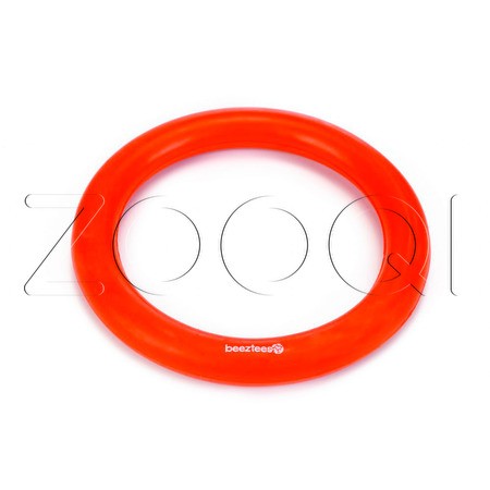 Beeztees Игрушка резиновая «Кольцо» для собак (оранжевая), 15 см