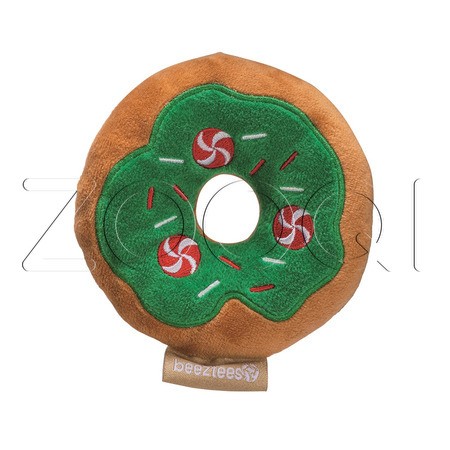 Beeztees Игрушка «Рождественский пончик» для собак, 12x12x3 см