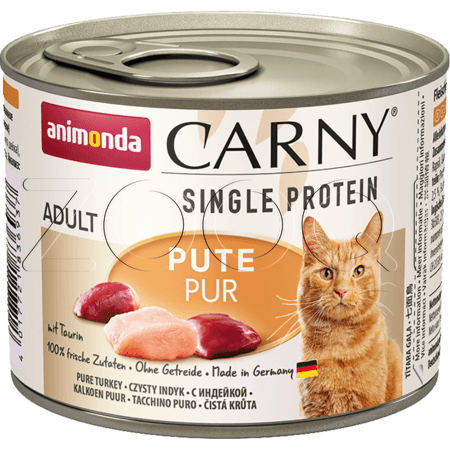 Carny Single Protein Adult для взрослых кошек (индейка), 200 г