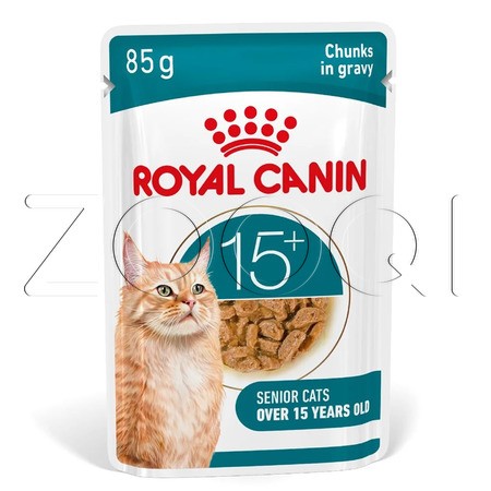 Пауч Royal Canin Ageing 15+ для кошек (кусочки в соусе), 85 г